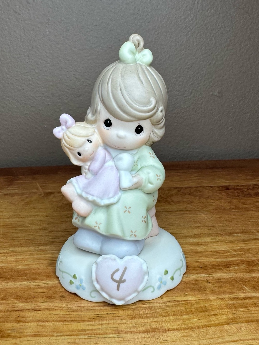 Precious Moments Growing In Grace, Age 4, Birthday Figurine 🎂
